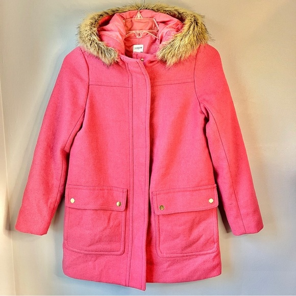 J. Crew Pink Vail Parka Coat - Picture 3 of 14
